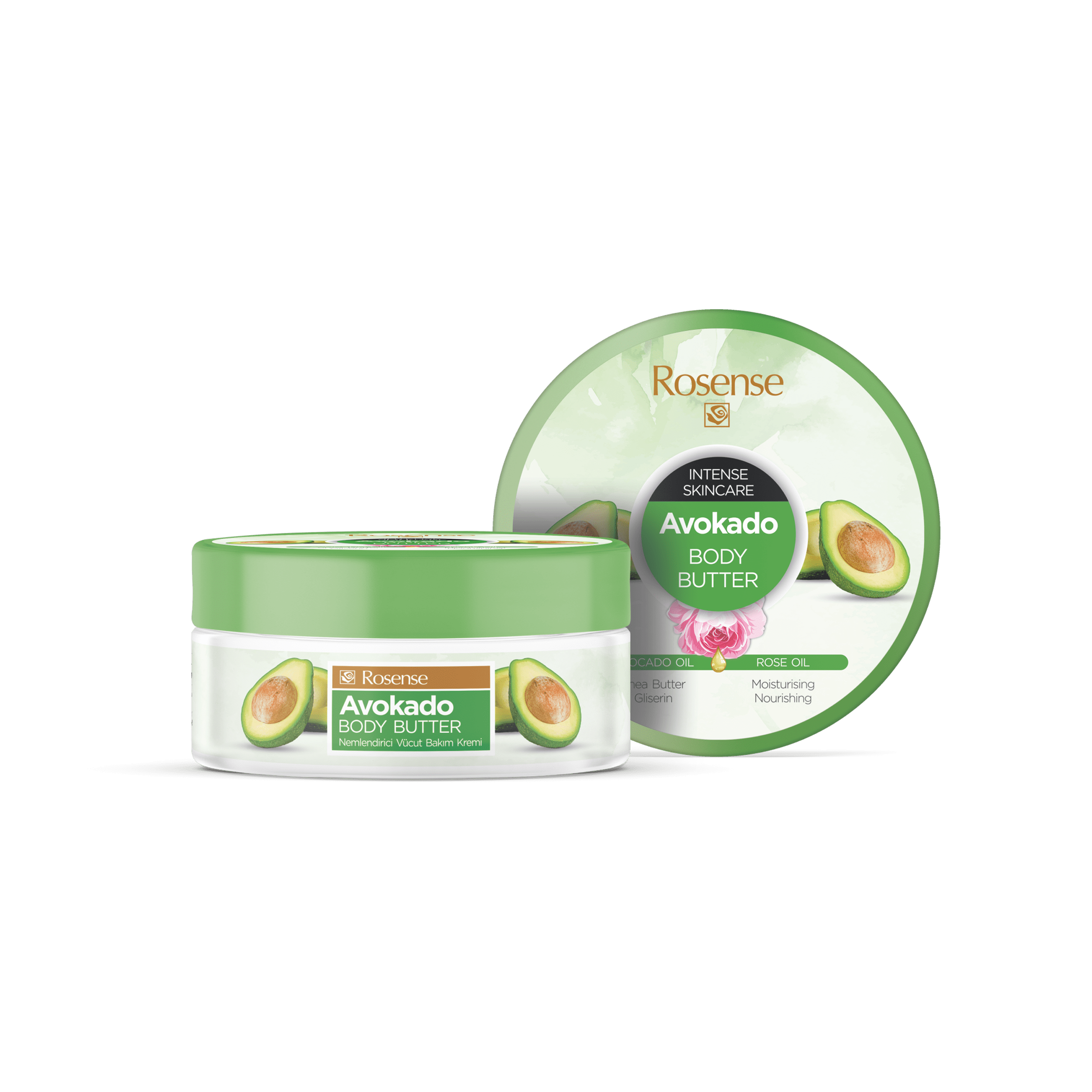 body_butter_avakoda.png Body Butter Avokado & Gül - 150 ml