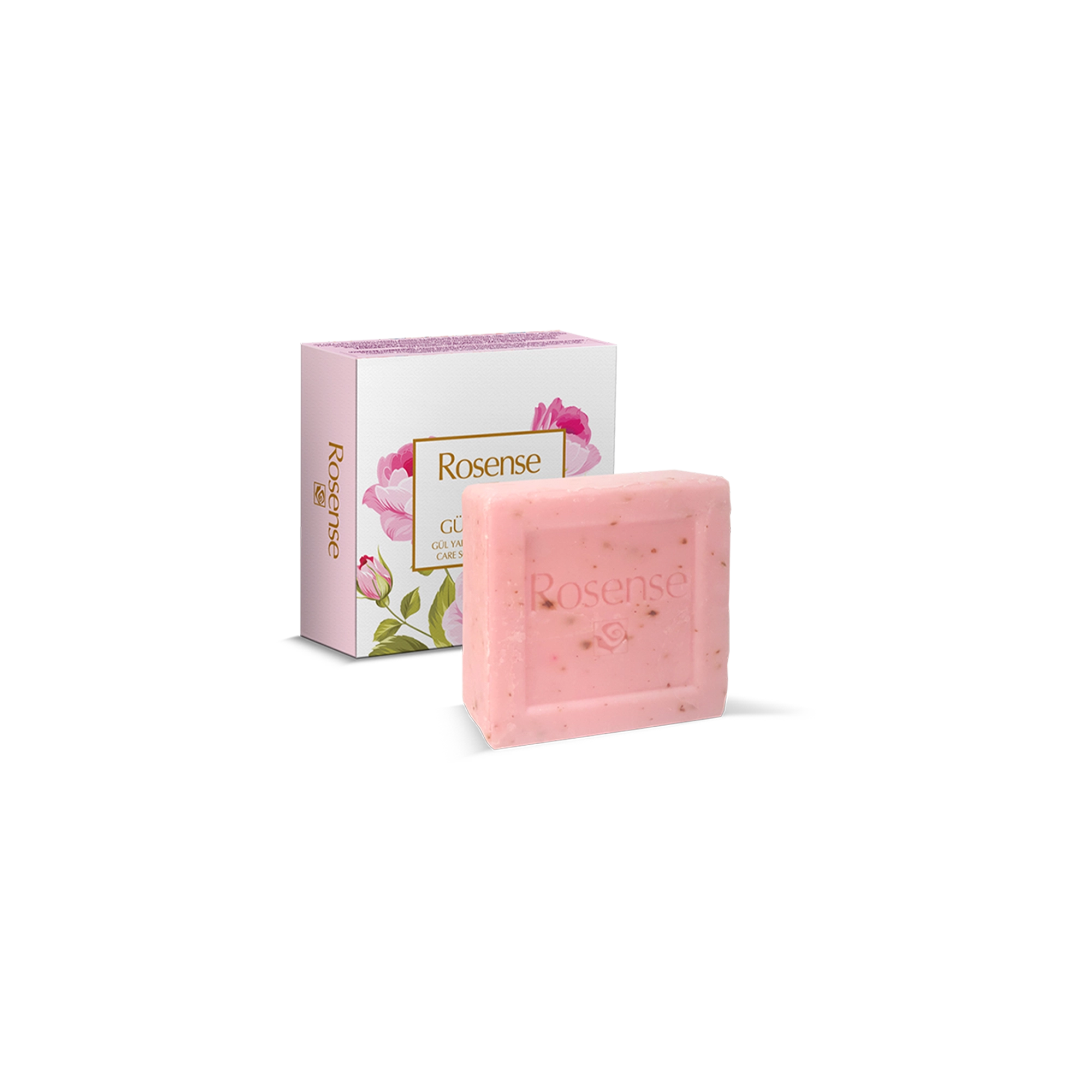 gül_sabunu Gül Yapraklı Bakım Sabunu - 100 g | Rosense® - Görsel 1
