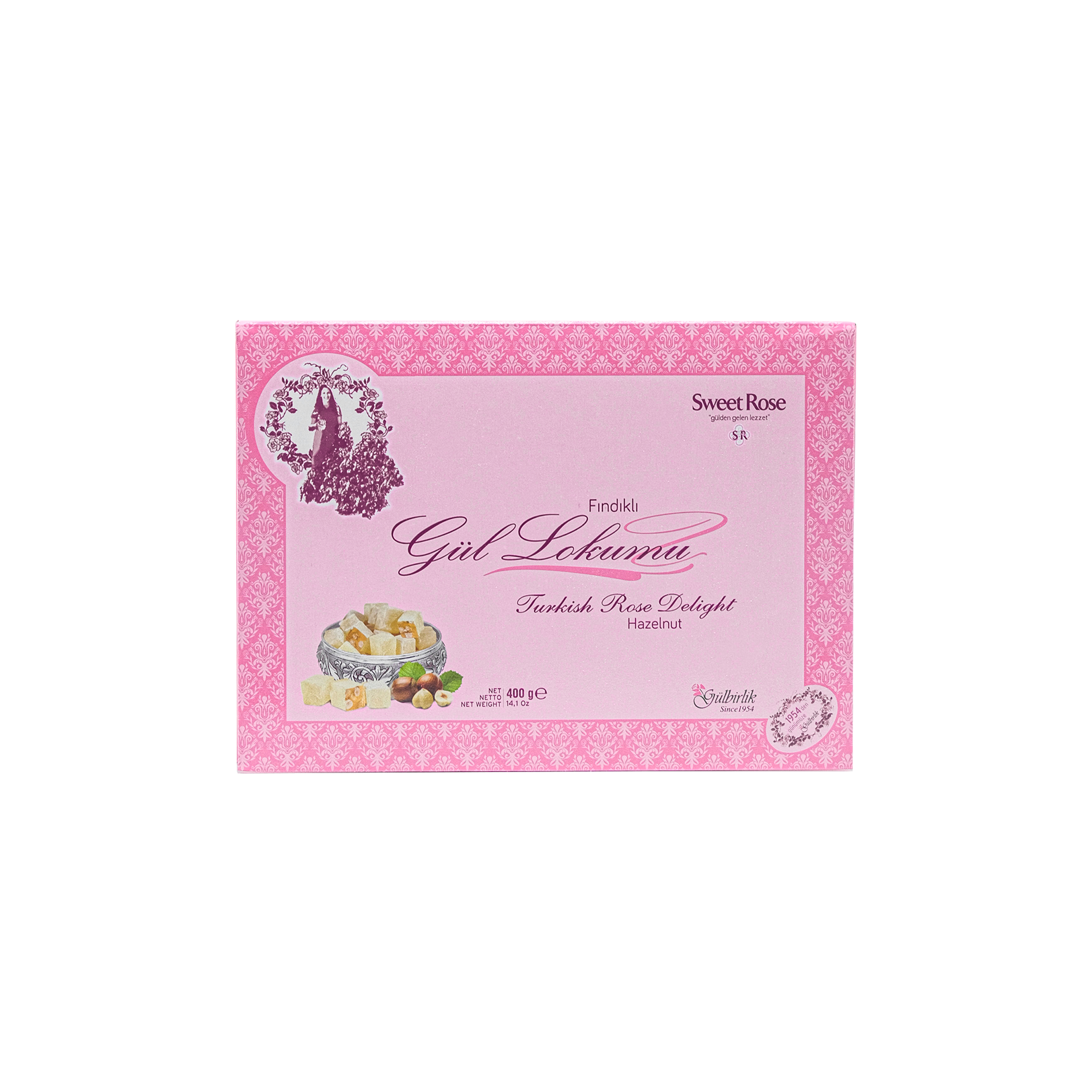 Gül Lokumu Fındıklı 400 Gr
